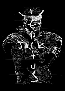 Travis Scott Scribble Art