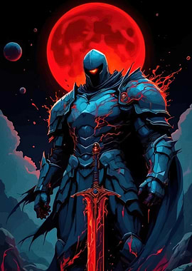 Dark Knight Red Moon