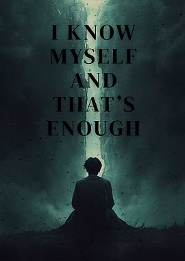 I Know Myself and That's Enough