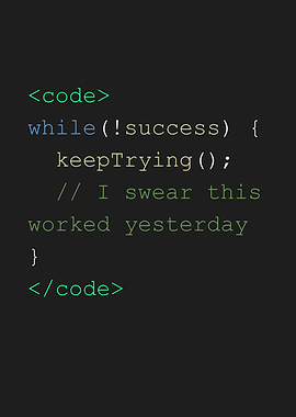 Funny Programming Code Loop