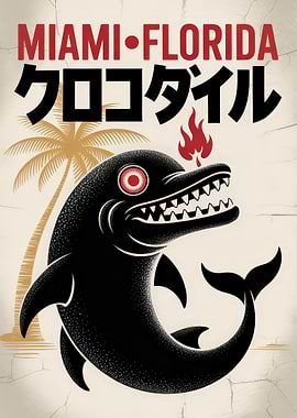 Miami Florida Crocodile Dolphin