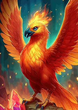Fiery Phoenix Animal