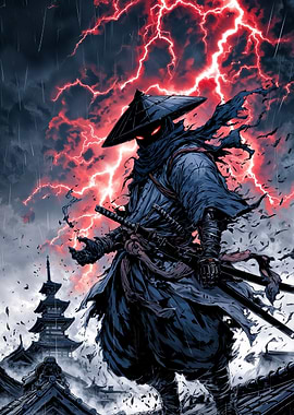 Ninja Warrior in Stormy Weather