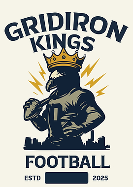 Gridiron Kings Football Logo