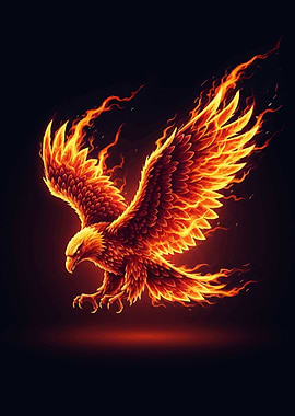 Fiery Eagle Animal