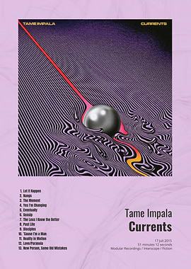 Tame Impala Currents Album Cover