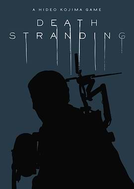 Death Stranding Silhouette Poster