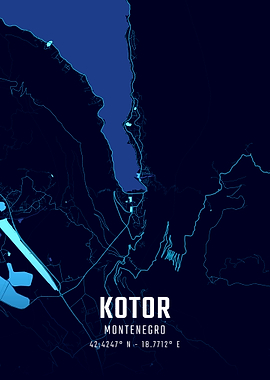 Kotor Midnight City Map