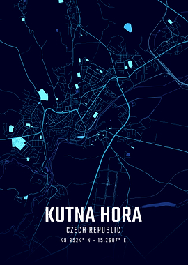 Kutna Hora Midnight City Map