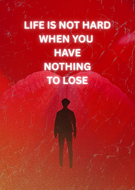 Inspirational Quote with Silhouette