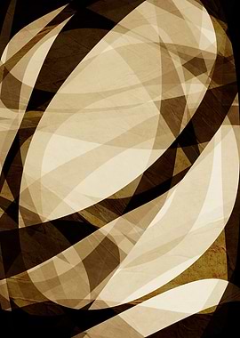 Abstract Curves in Sepia Tones