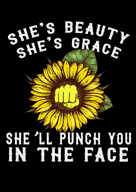 She's Beauty, She's Grace Sunflower Punch