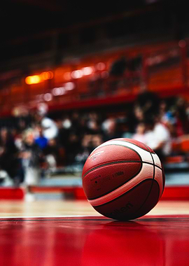 Basketball on Court
