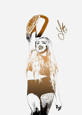 Liv Morgan Champion Illustration