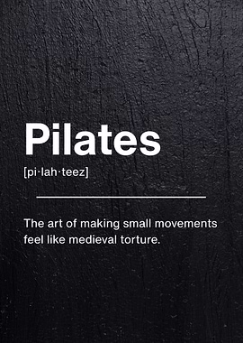 Pilates Funny Definition