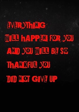 Inspirational Quote on Dark Background