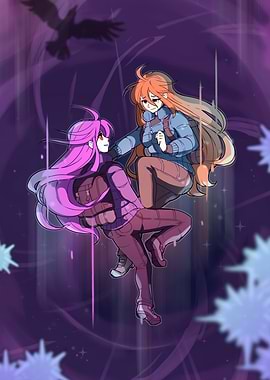 Celeste Madeline and Badeline in Peril