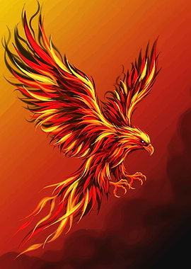 Fiery Phoenix Rising