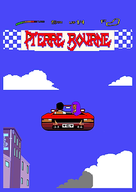 Racing Game Pixel Art