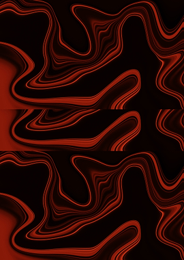 Abstract Red and Black Swirls