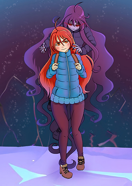 Celeste and Badeline Fanart