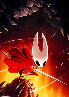 Hornet from Hollow Knight fan art