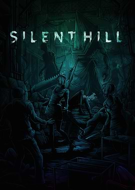 Silent Hill Dark Horror Scene