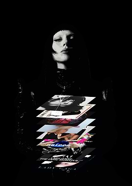 Lady Gaga Album Art Collage