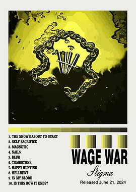 Wage War - Stigma Album Art