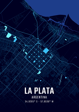 La Plata Midnight City Map