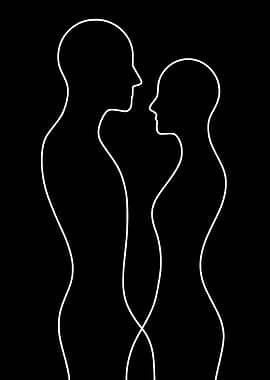 Connection — Minimal Line Art