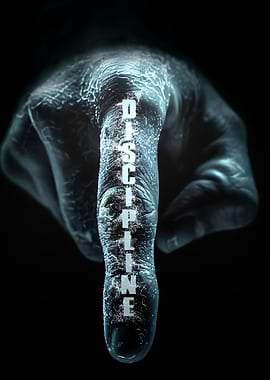 Discipline Hand Illustration