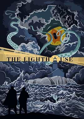 The Lighthouse: Nautical Horror Illustration