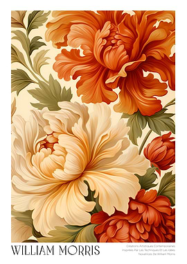 William Morris Floral Art Print
