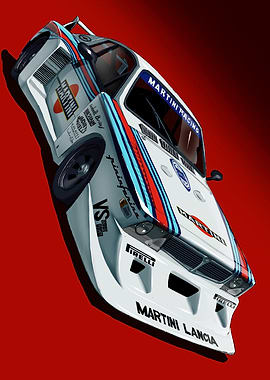 Martini Lancia Racing Car