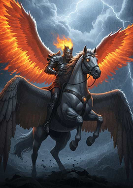 Armored Rider Winged Horse