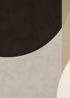 Abstract Circles in Earth Tones