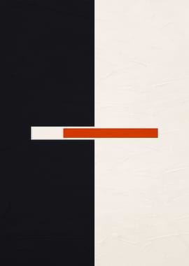 Minimalist Abstract Color Block Composition