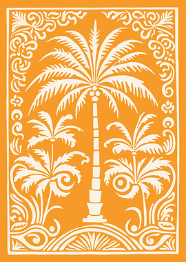 Palm Tree Decorative Art