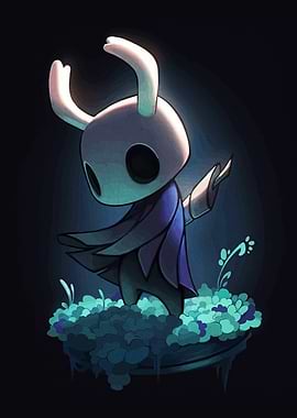 Hollow Knight character in digital art
