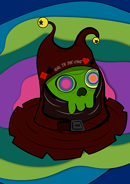 Medieval Joker Skull