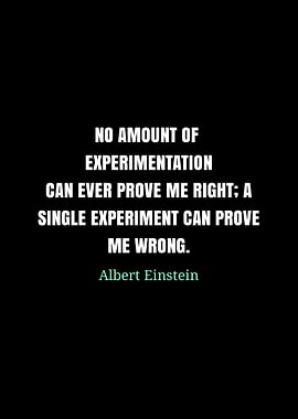 Einstein Quote on Experimentation