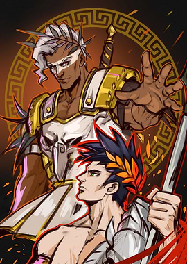 Hades Game Fanart: Zagreus and Thanatos