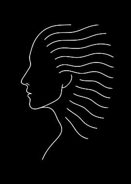 Flow — Minimal Line Art Woman