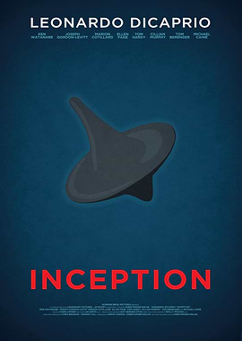 Inception Movie Poster Minimalist Design