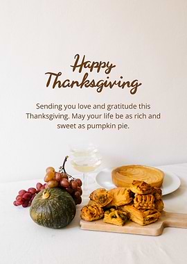 Thanksgiving Sweetness, Love and Gratitude Wall Art