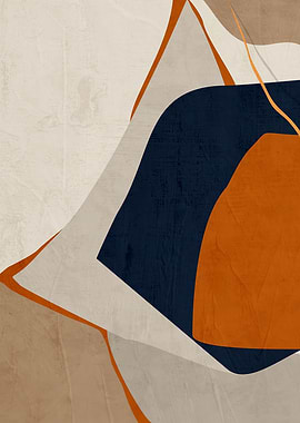 Abstract Shapes in Earth Tones