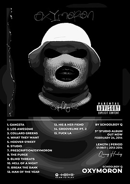 Schoolboy Q - Oxymoron Album Cover