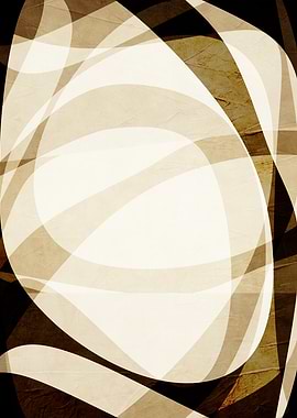 Abstract Curves in Sepia Tones