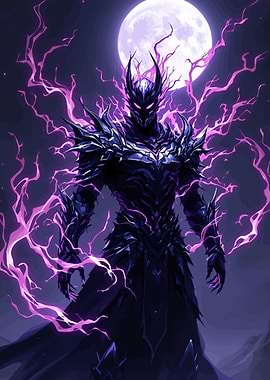 Dark Knight Purple Lightning